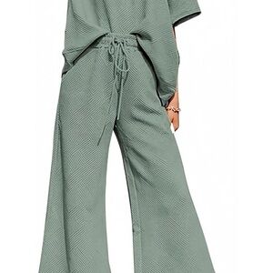 Amazon Sage Green Wide Leg Jumpsuit